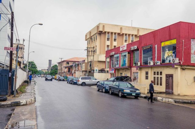 Road in Sabo, Yaba, Lagos