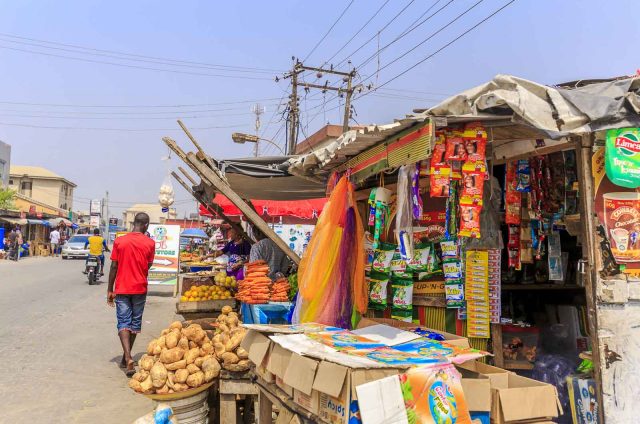 Roadside shops, Agungi, Lekki, Lagos